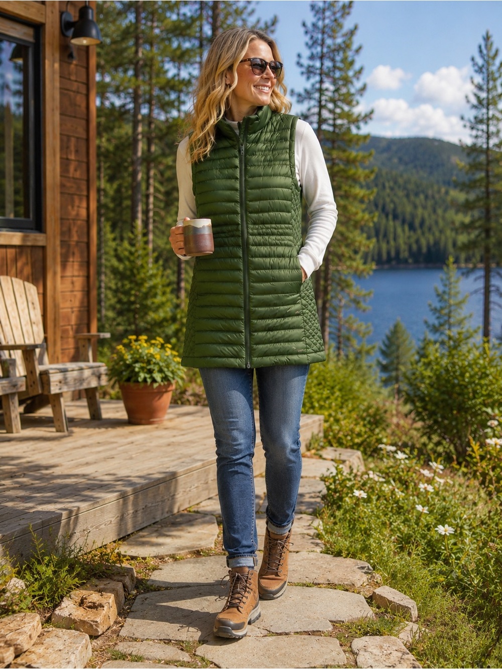Duluth Trading Goose down vest
